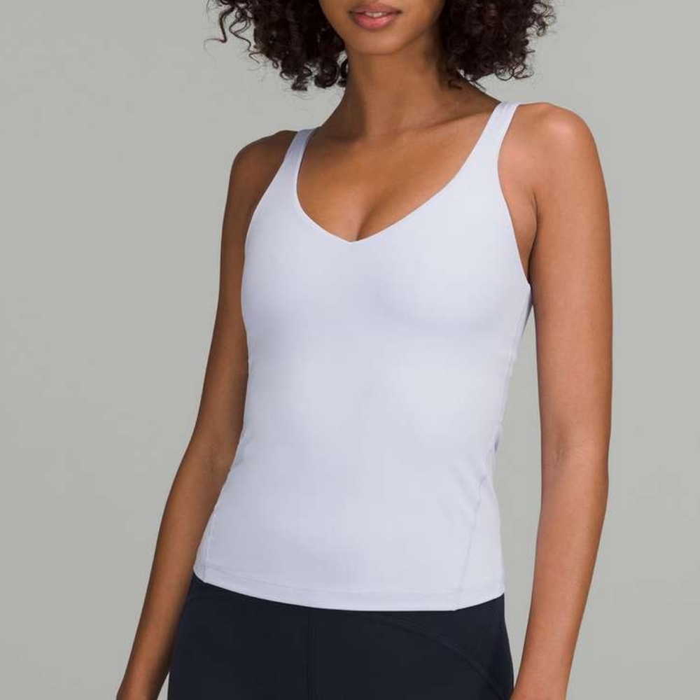 Lululemon Align Waist-Length Tank Top Size 6 Pastel Blue